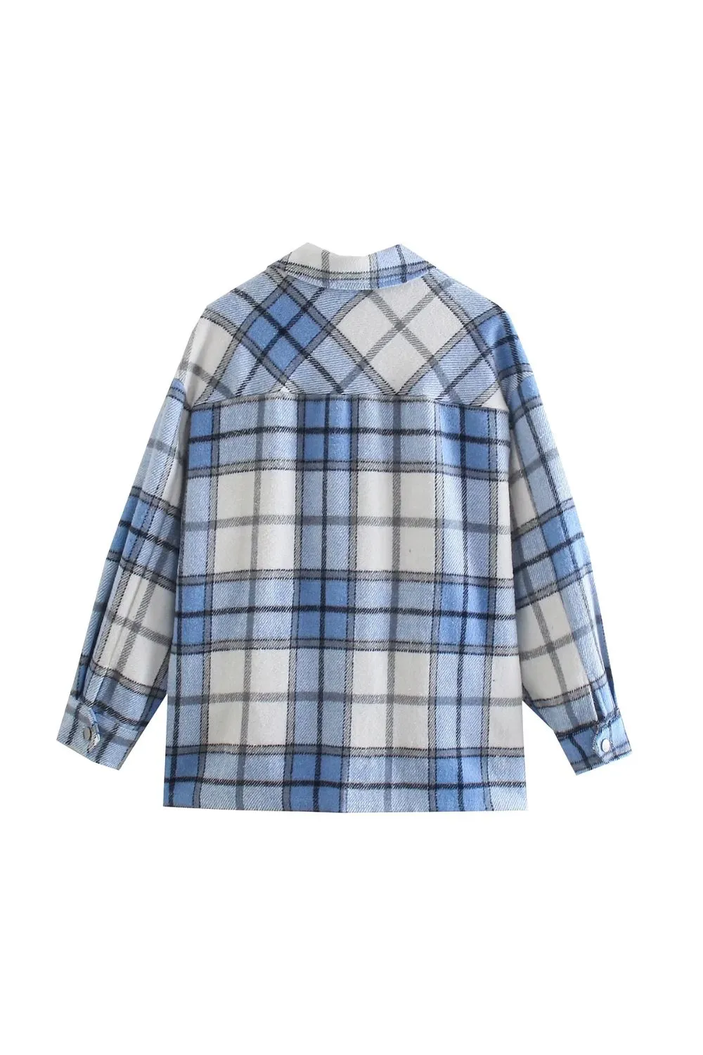 ' Caitlin' Casual Plaid Top