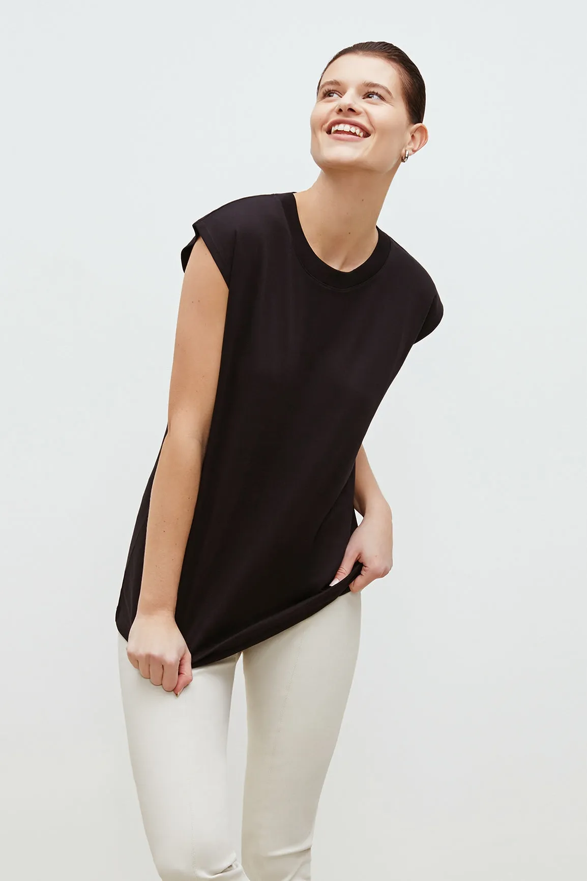 Alina T-Shirt - Organic Pima Cotton :: Black