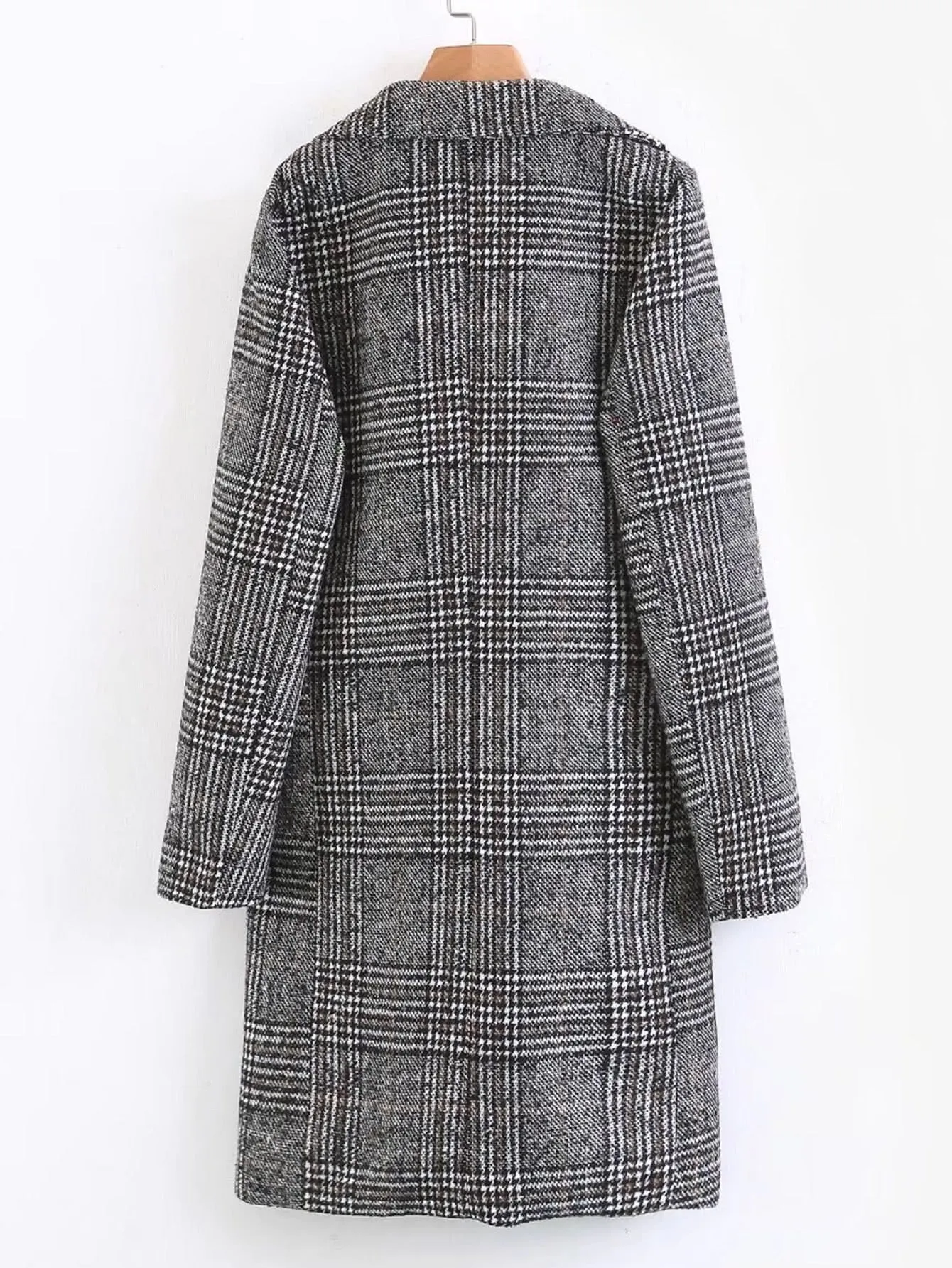 Andrea Plaid Coat