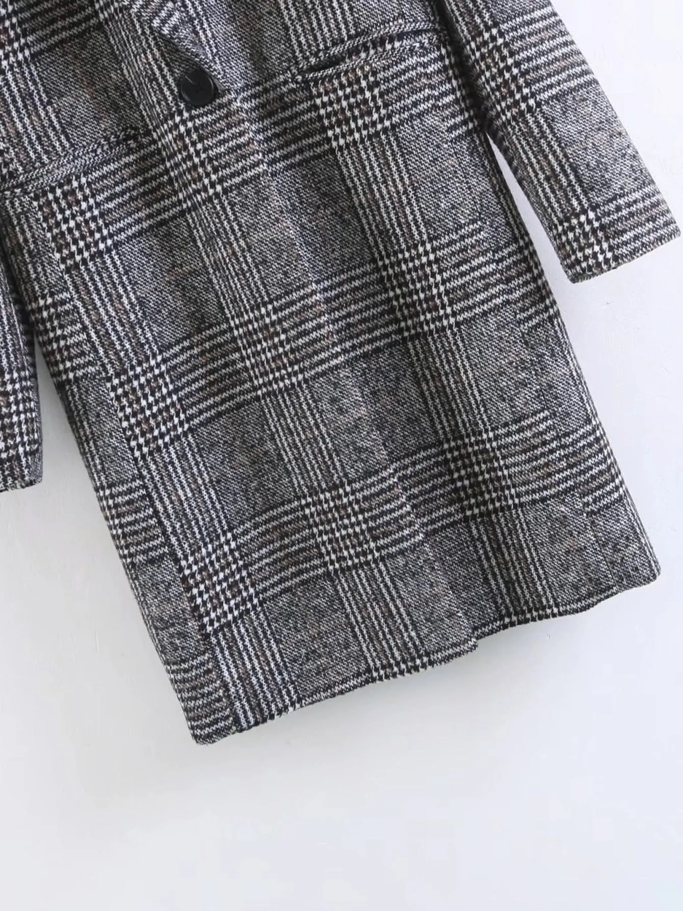 Andrea Plaid Coat