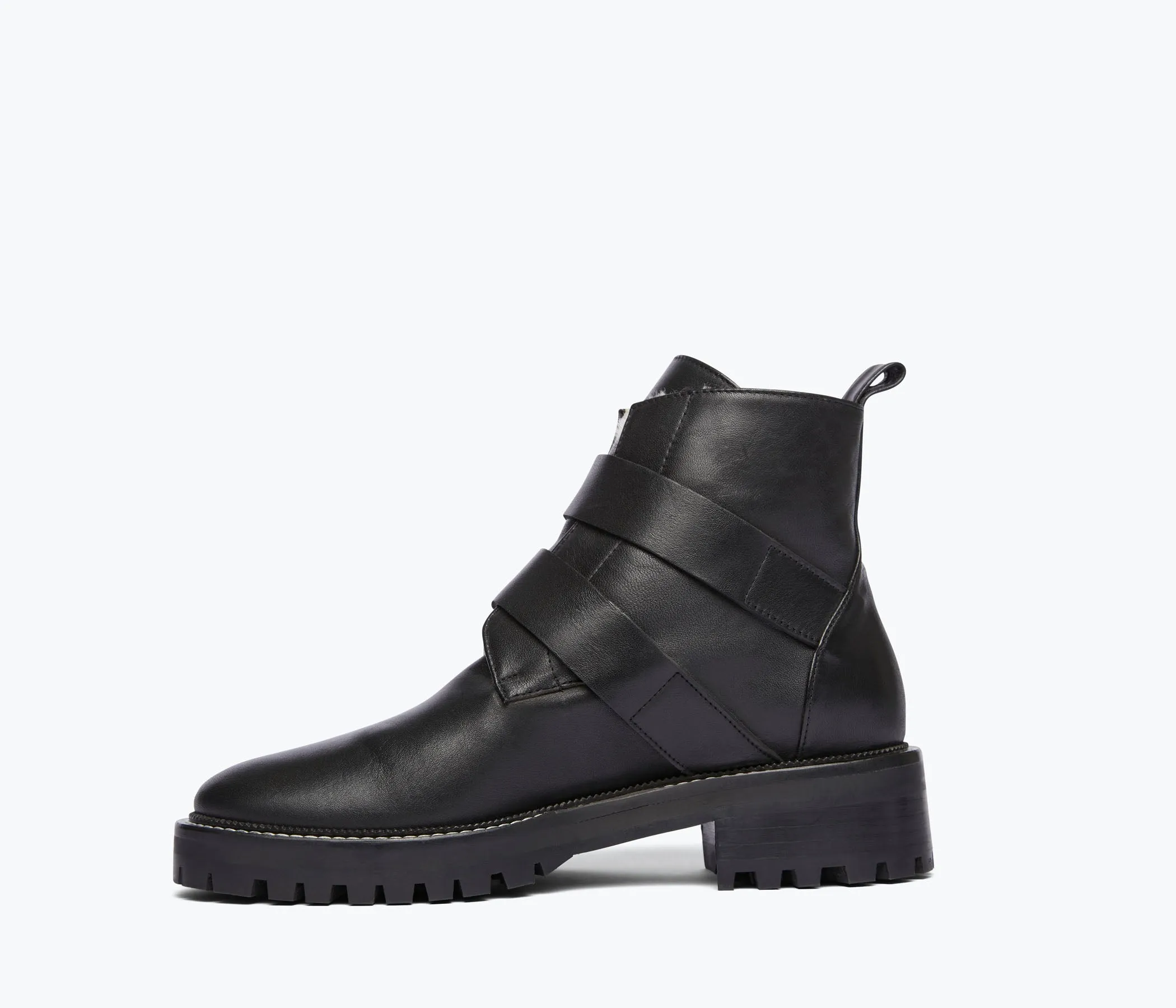 ATHENA SHEARLING MOTO BOOT