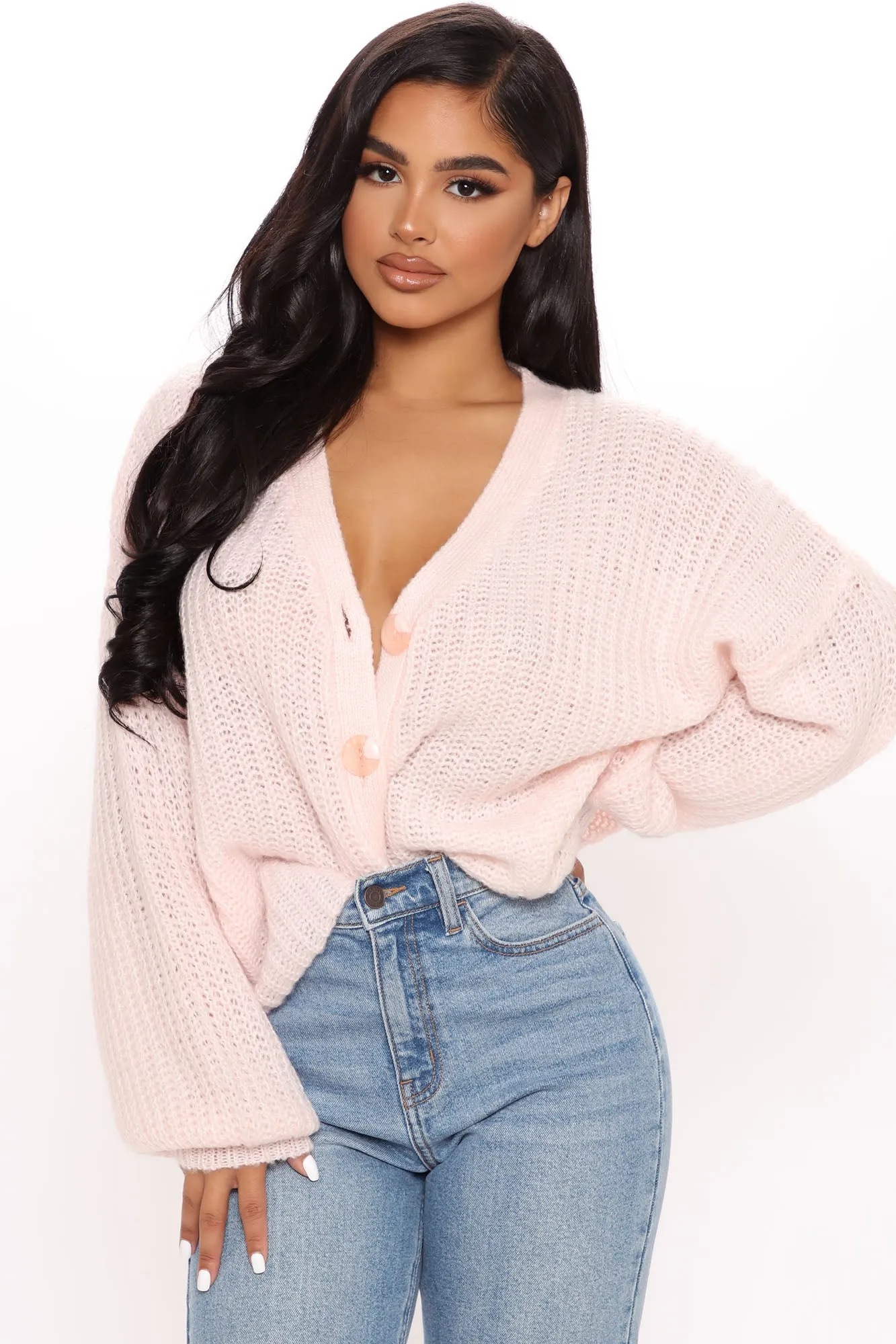 Baby Girl Cropped Cardigan - Pink