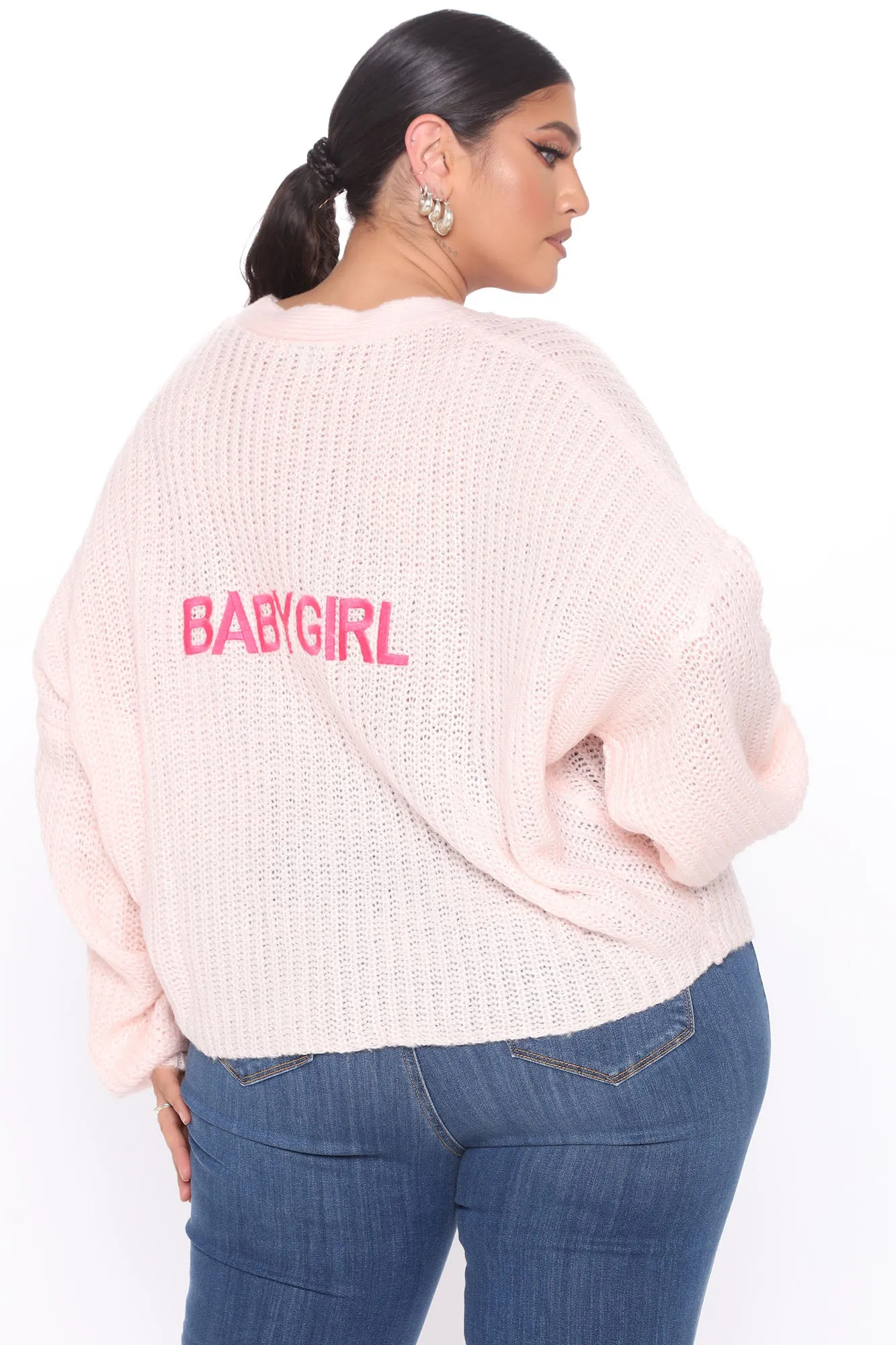 Baby Girl Cropped Cardigan - Pink