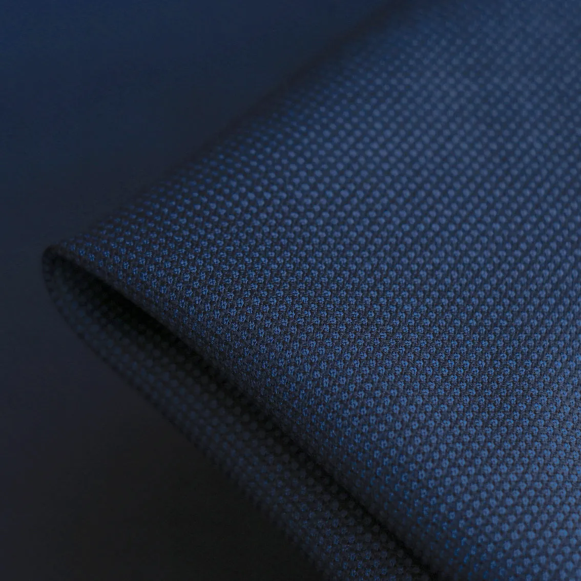 Birdseye Blu Wool Suiting