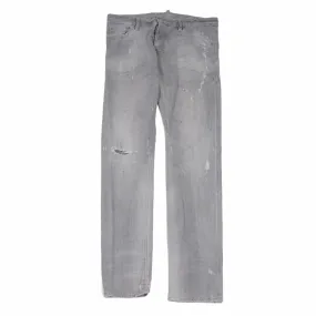 Cool Guy Gray Distressed Jeans