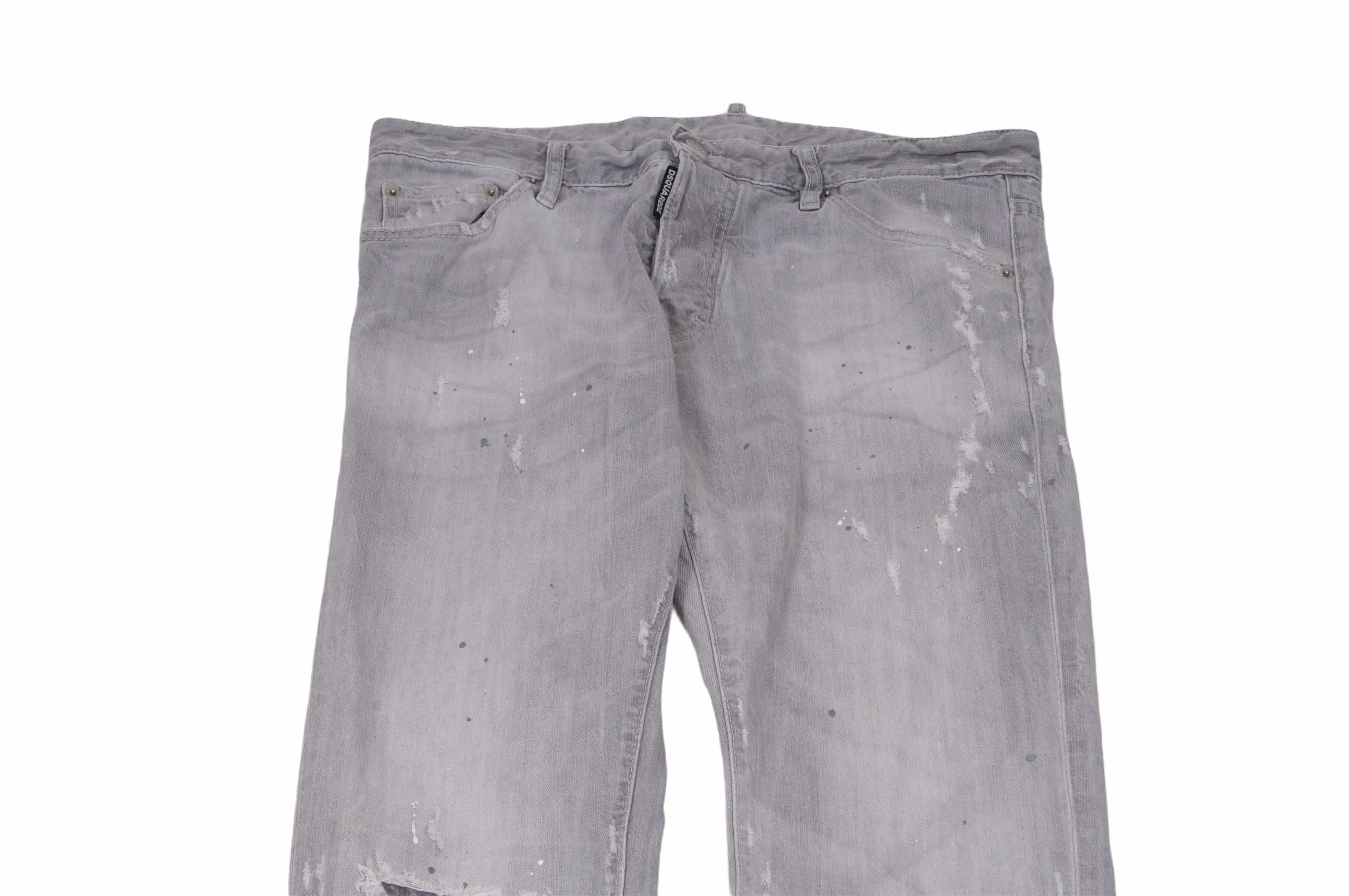 Cool Guy Gray Distressed Jeans