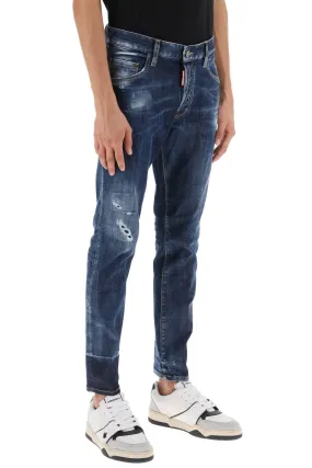 dark scar wash skater jeans