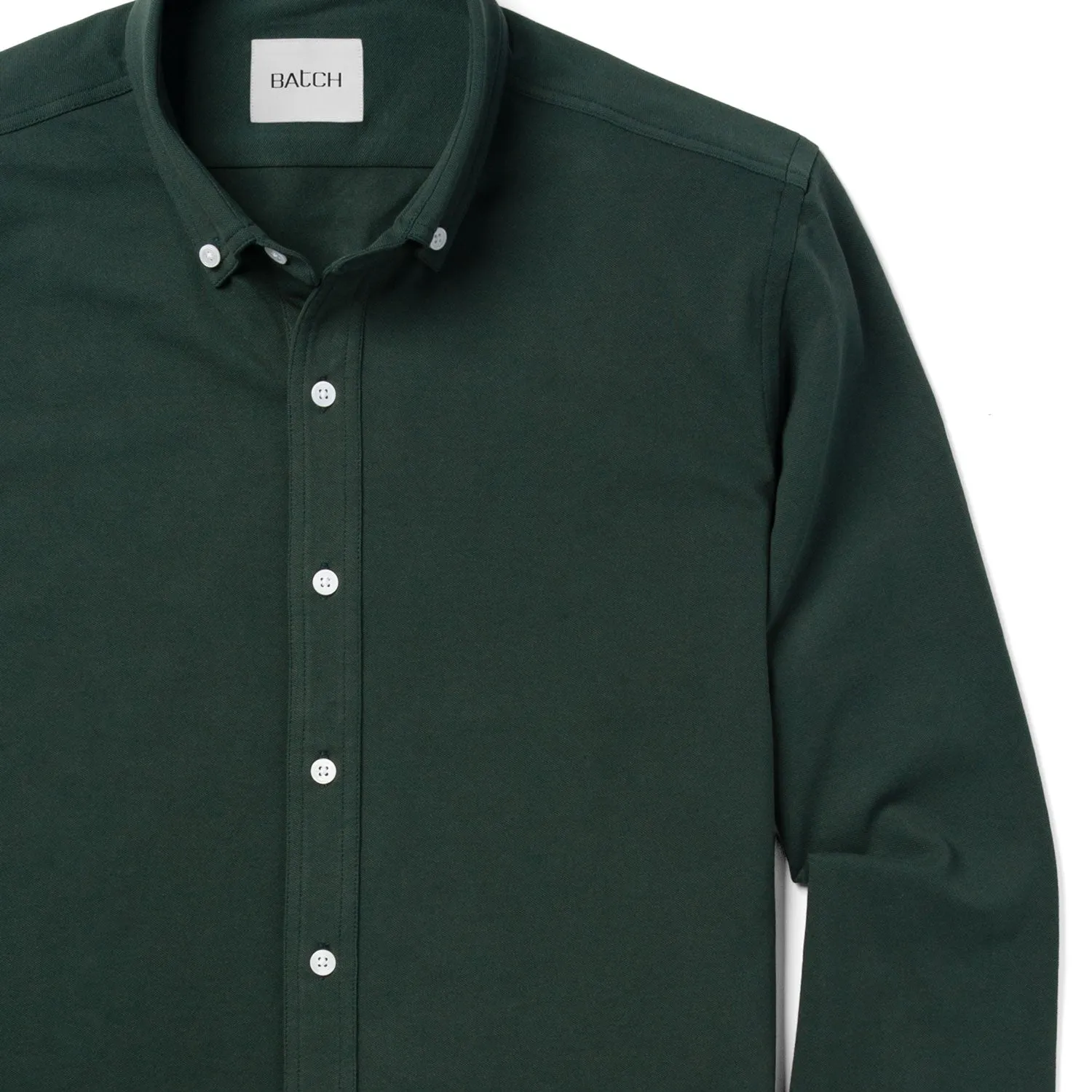 Essential Casual Knit Shirt - WB Evergreen Cotton Knit Pique