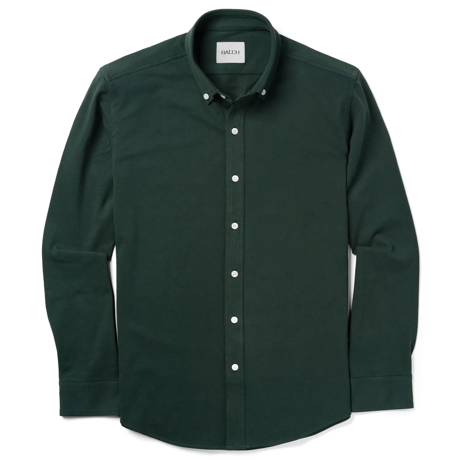 Essential Casual Knit Shirt - WB Evergreen Cotton Knit Pique