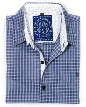 Formal Checked Cotton Shirts for Men MS1012 -  Men's Dress Shirts