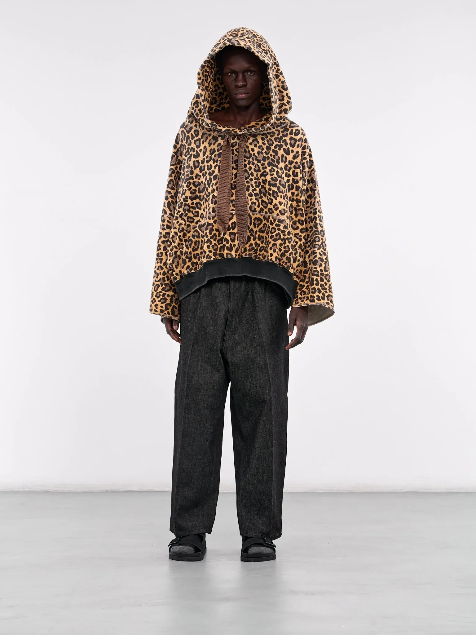 Leopard Devil Hoodie (K2410LC074-BROWN)