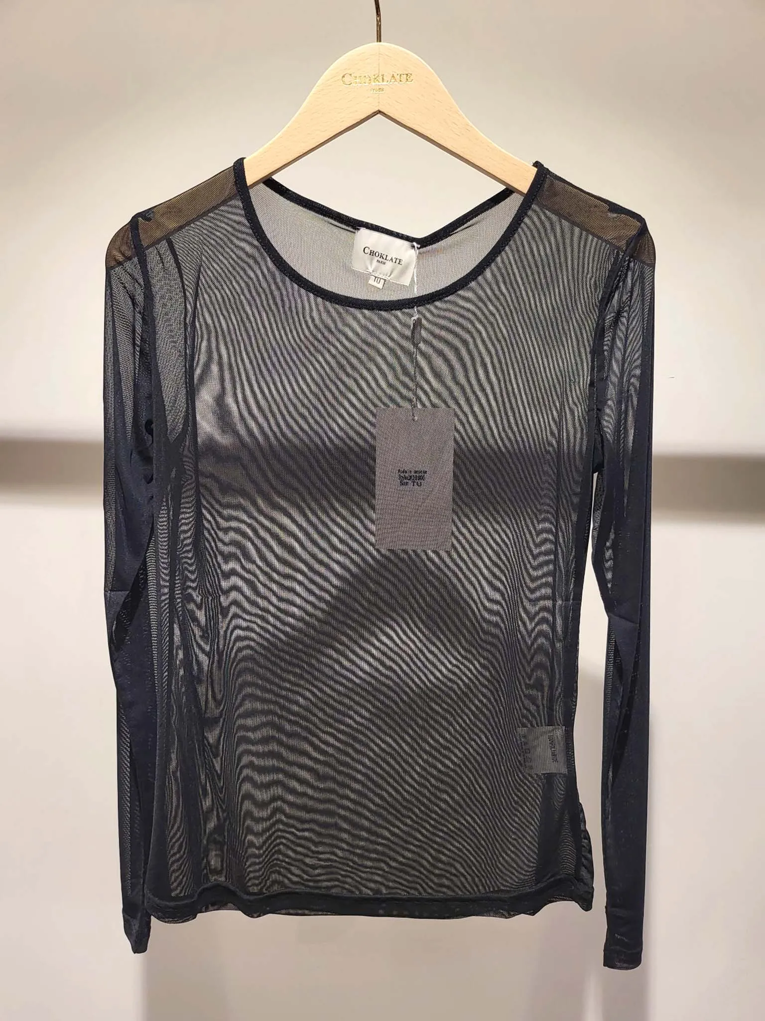 Long Sleeve Mesh Layering Top - 3 Colours