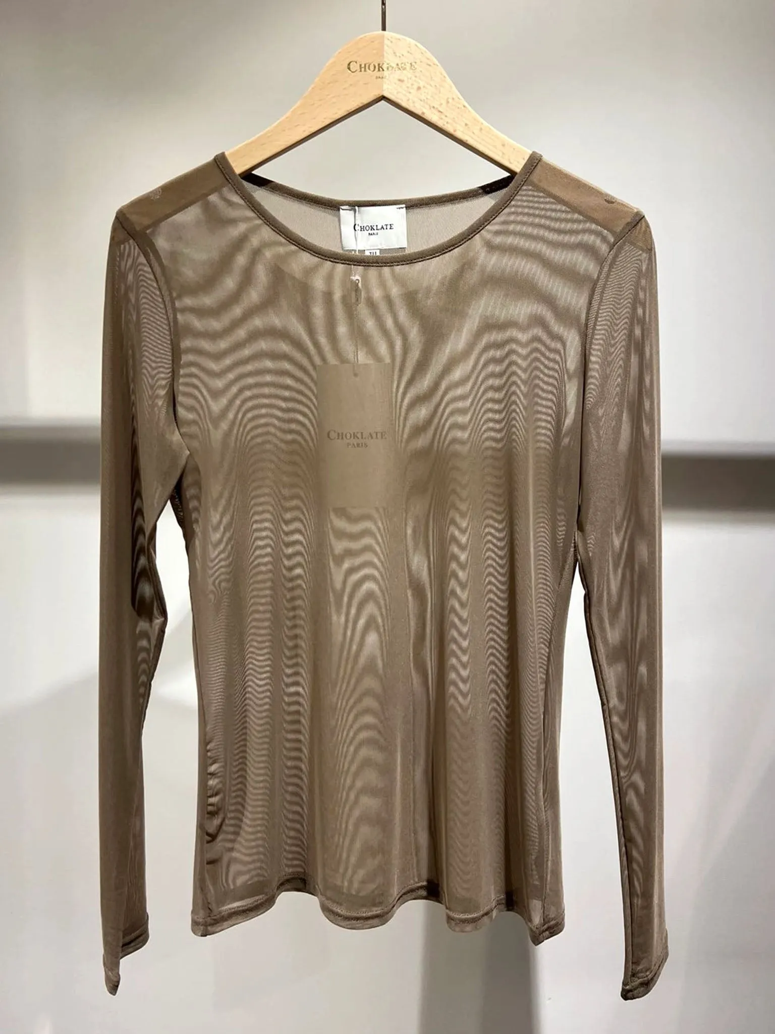 Long Sleeve Mesh Layering Top - 3 Colours