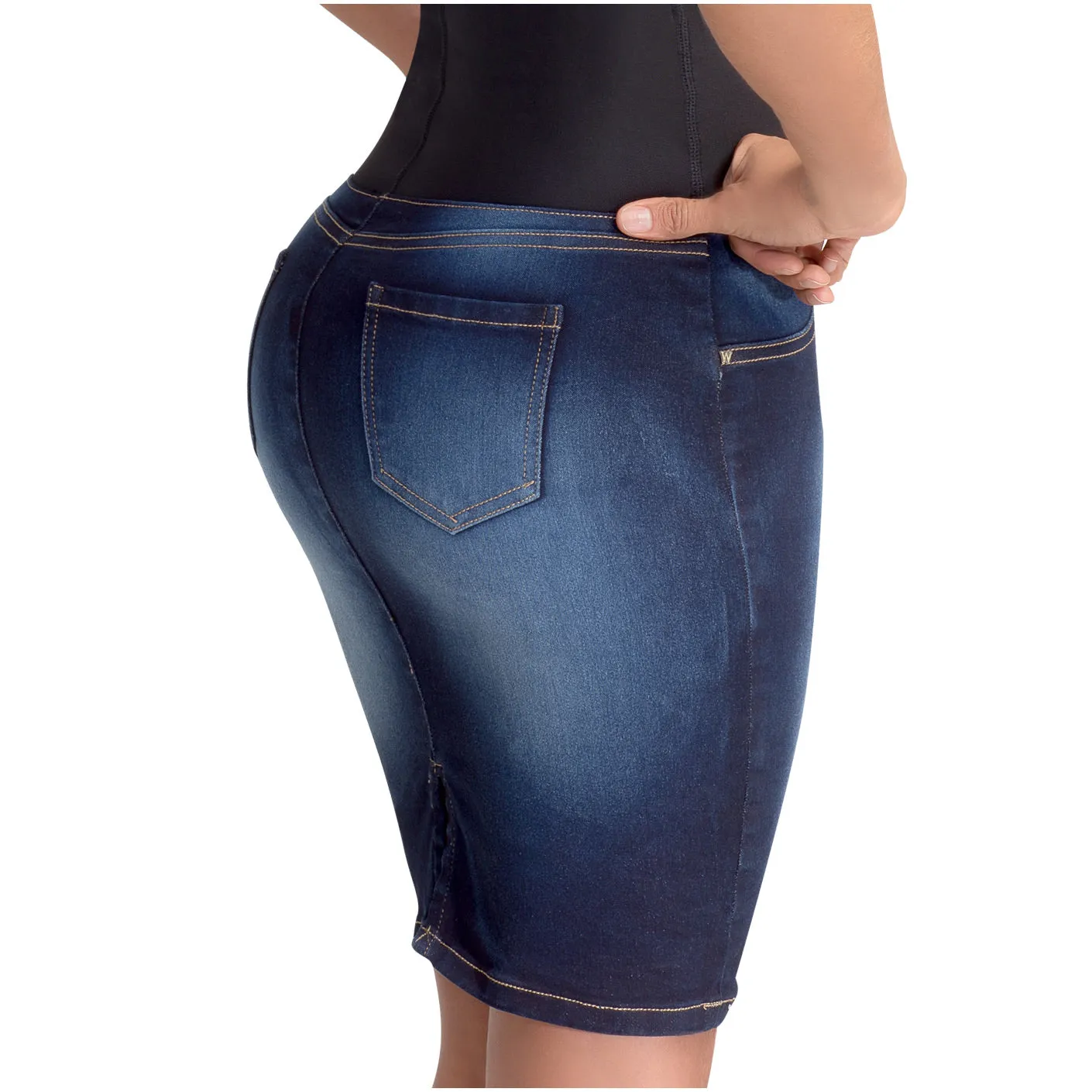 Lowla Shapewear 258015 | Butt Lifter Pencil Skirt with Faja