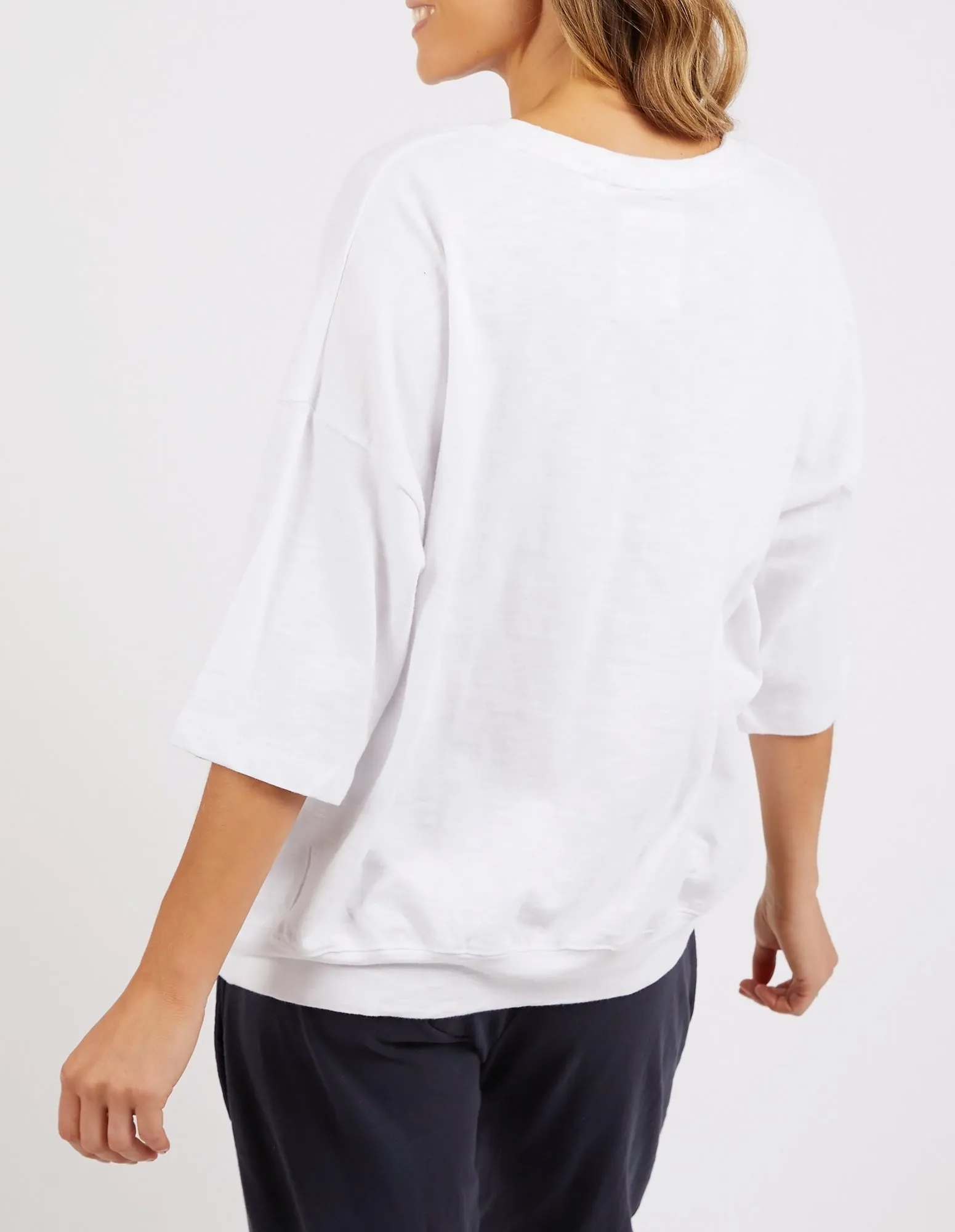 Mazie Sweat White