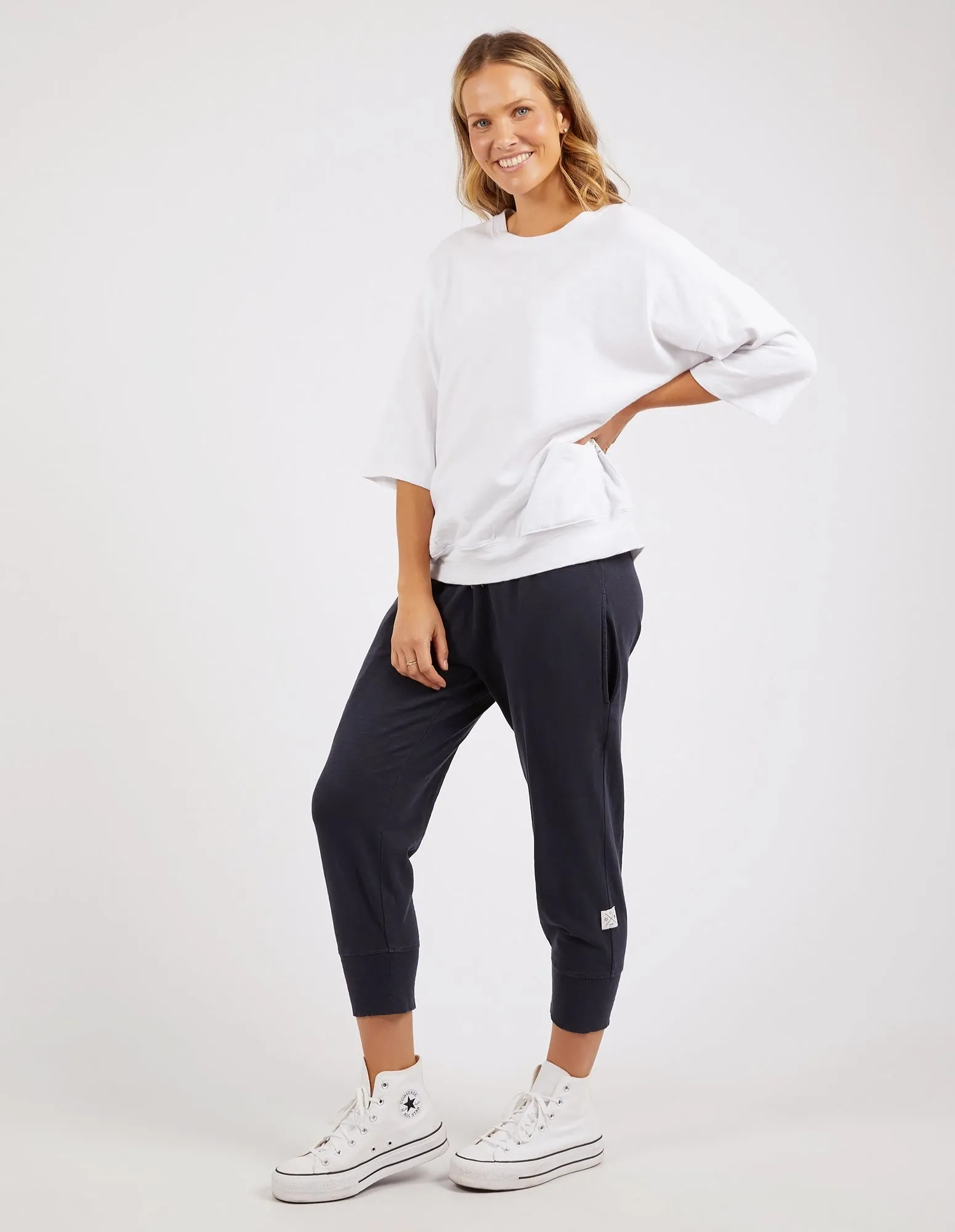 Mazie Sweat White