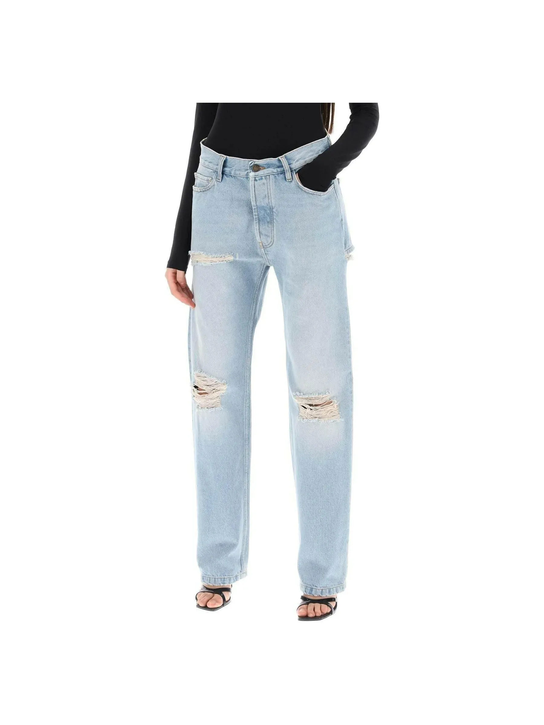 Naomi Distressed Denim Jeans