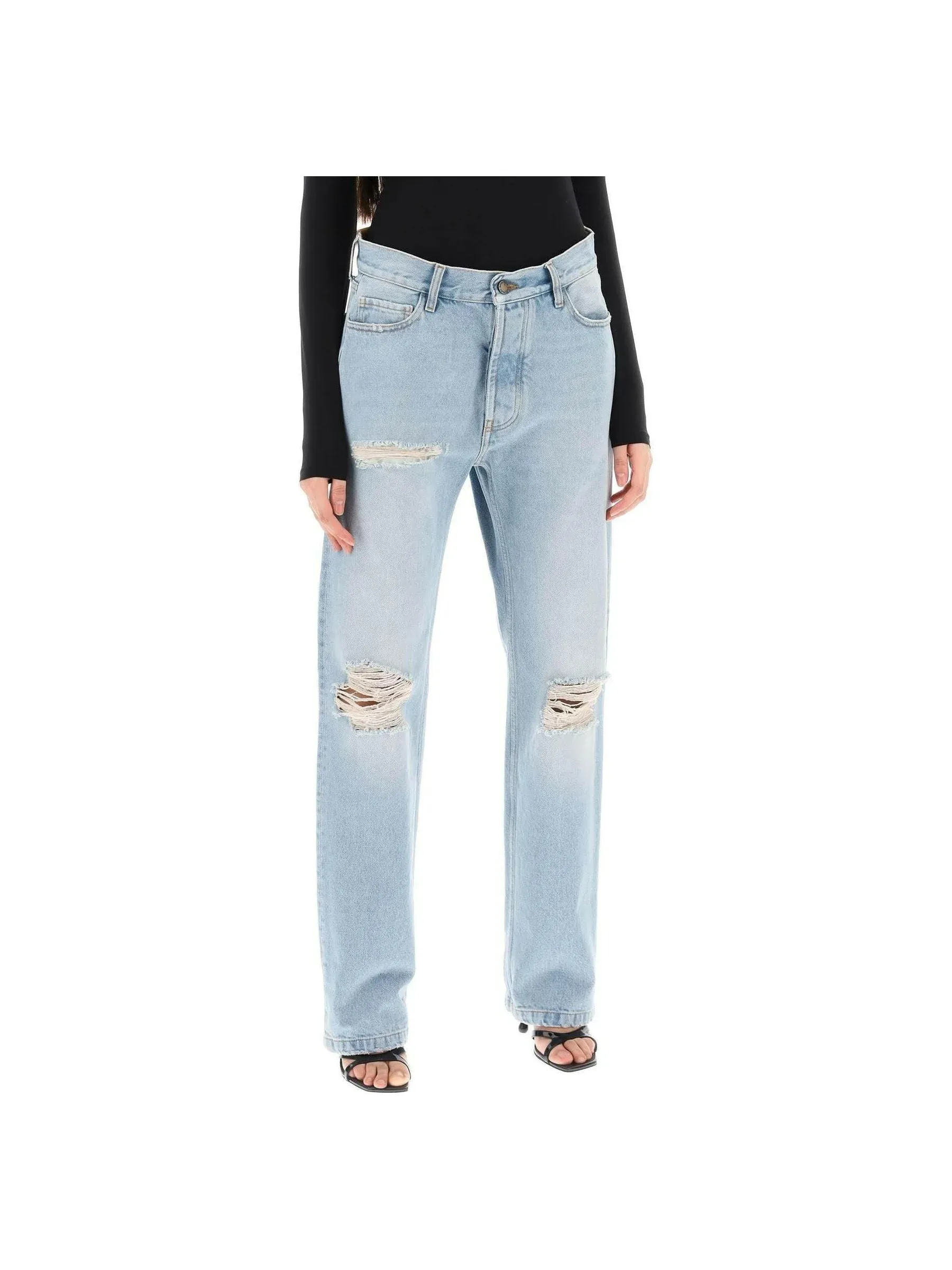 Naomi Distressed Denim Jeans