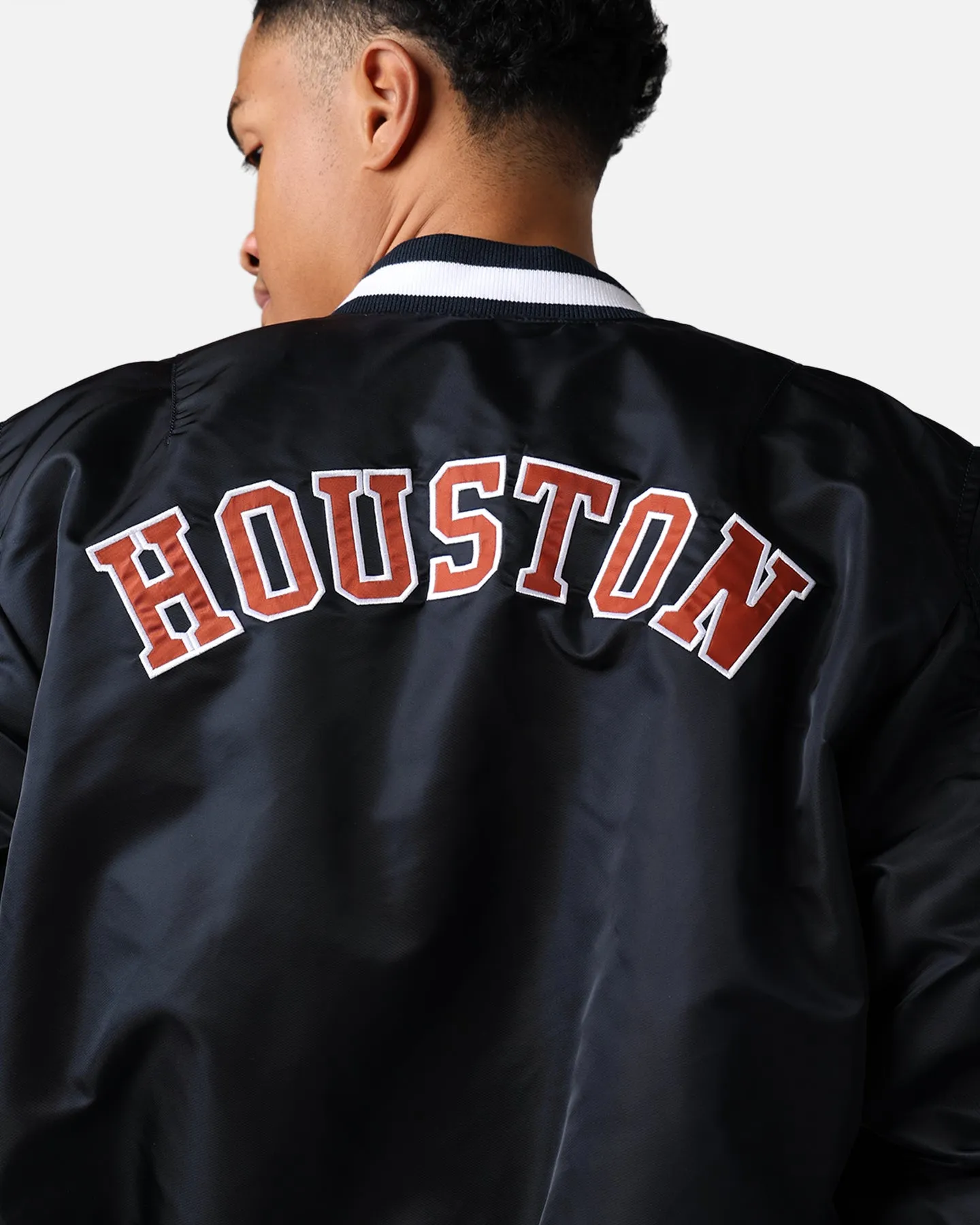 New Era X Alpha Series X MLB Houston Astros MA-1 Bomber Jacket Navy