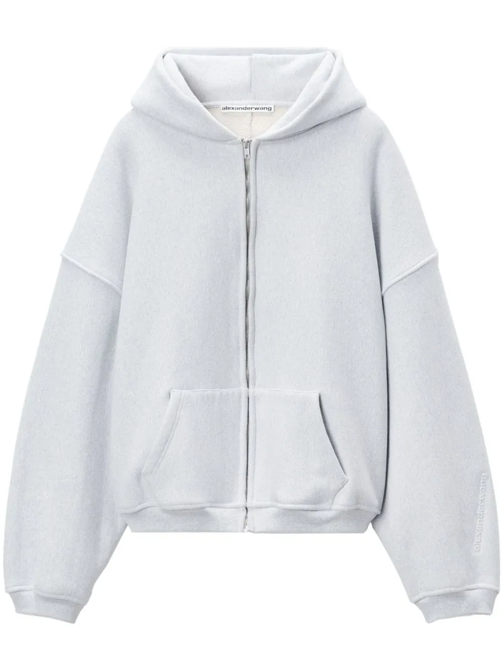 Oversized Logo Embroidered Hoodie In Cotton