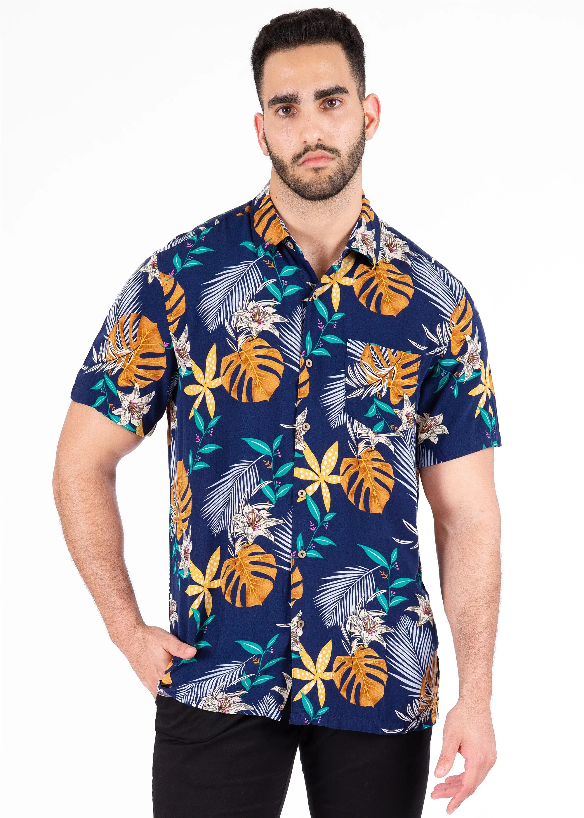 Paradise Palms Sleeve Dress Shirt