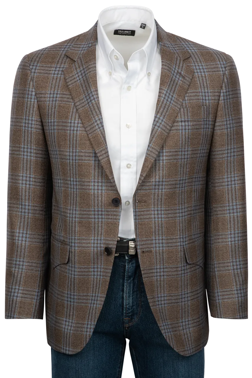 Pinto Ranch Gray Plaid Sport Coat