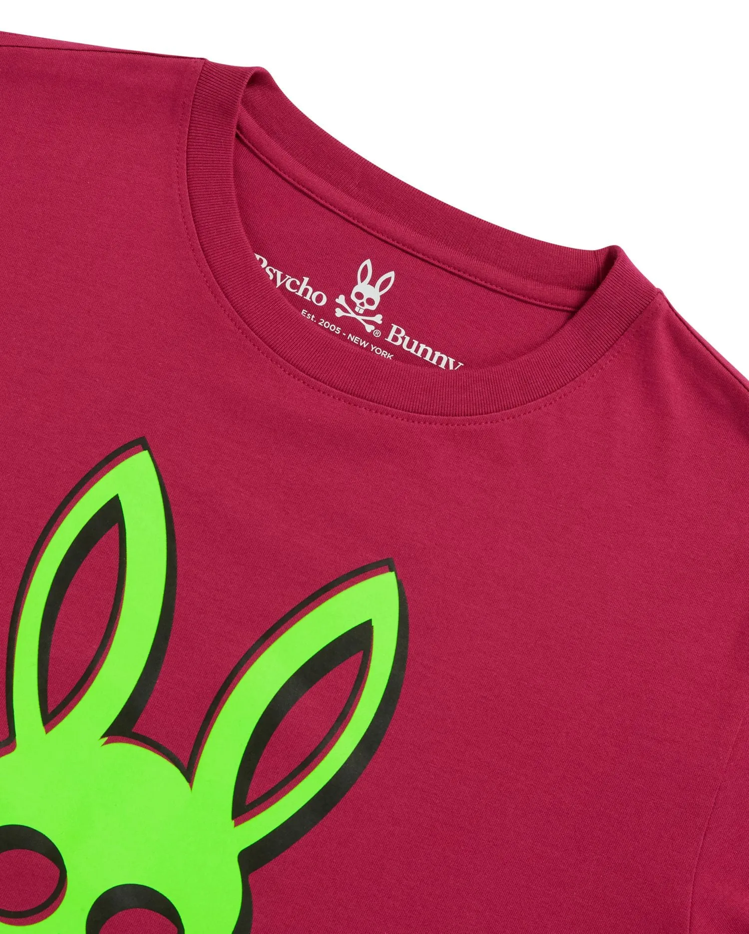 Psycho Bunny Howgate Tee in Cranberry