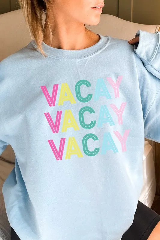 RAINBOW VACAY GRAPHIC SWEATSHIRT