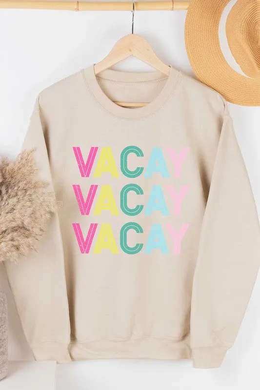 RAINBOW VACAY GRAPHIC SWEATSHIRT