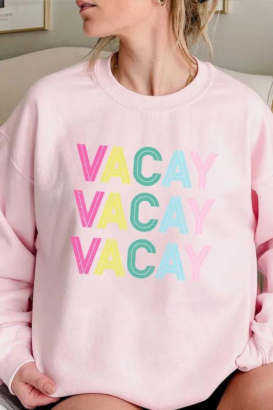 RAINBOW VACAY GRAPHIC SWEATSHIRT