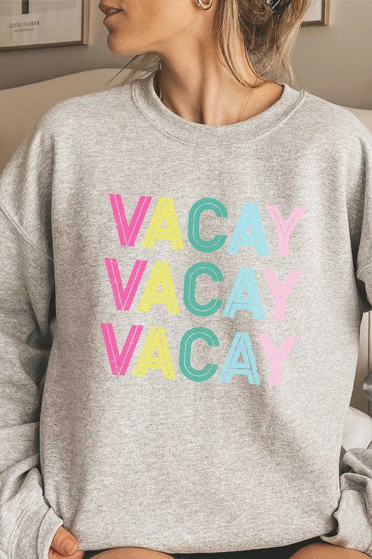 RAINBOW VACAY GRAPHIC SWEATSHIRT