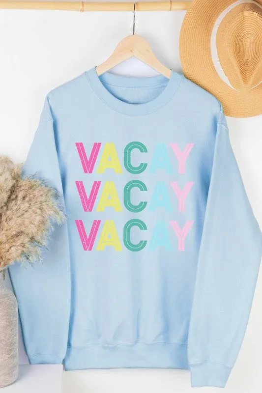 RAINBOW VACAY GRAPHIC SWEATSHIRT