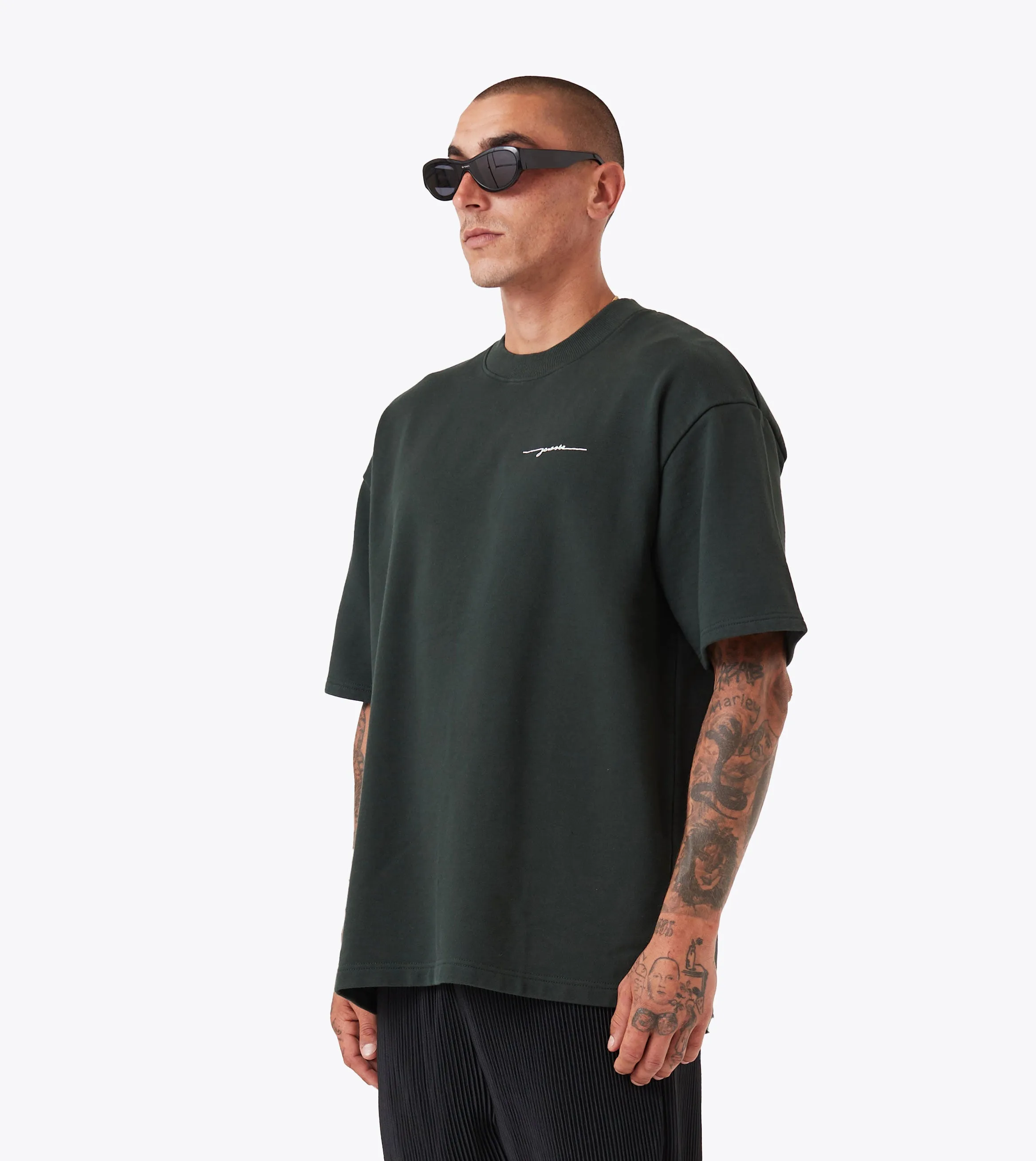 Rugger Fleece Tee Forest