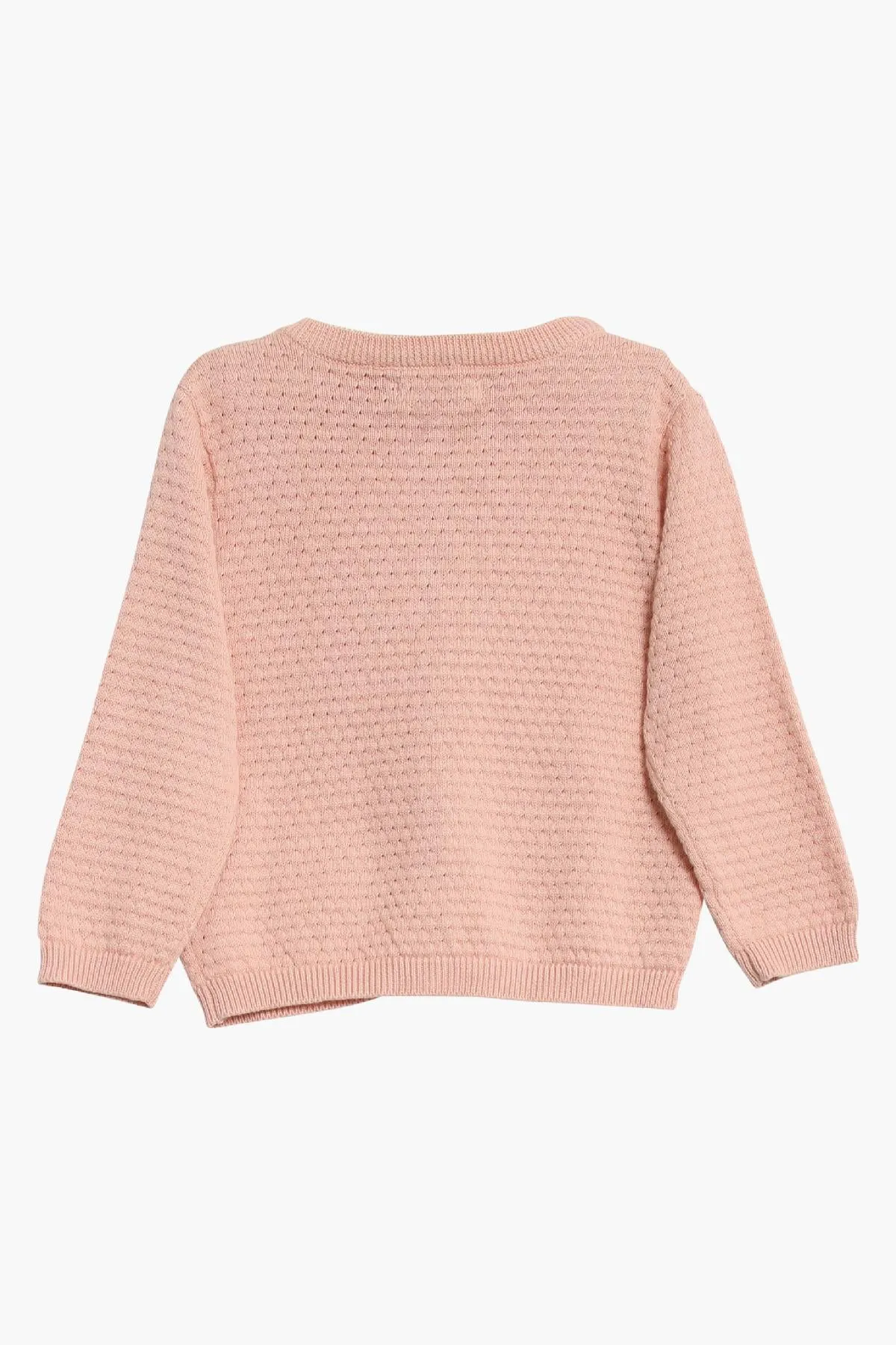 Wheat Manuela Baby Girls Cardigan - Rose